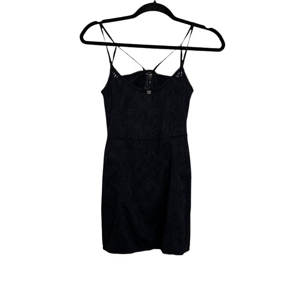 For love and lemons rare skivvies black lace slip dress small - Picture 4 of 5